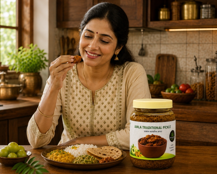 amla traditional pickle images 1-4