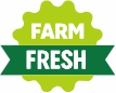 Farm Fresh logo for natural amla products and organic food brand